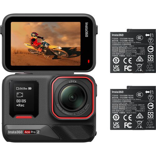 Insta360 Ace Pro 2 Action Camera Dual Battery Bundle